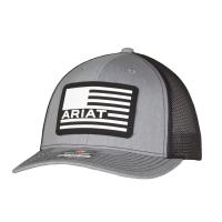 Ariat AR2474 - 6 Panel Richardson 112 Rubber USA Flag Cap