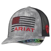 Ariat AR2480 - 6 Panel Embroidered Flag Cap