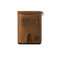 Ariat AR2545 - Flag Patch Logo Wallet w/Money Clip
