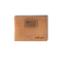Ariat AR2547 - Bifold Flag Patch Logo Wallet