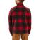 Crabapple/Black Plaid Carhartt 106443 Back View - Crabapple/Black Plaid