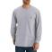 Heather Gray Carhartt 102860 Front View - Heather Gray