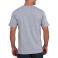 Heather Gray Carhartt 102562 Back View - Heather Gray