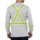 Light Gray Carhartt 101699 Back View - Light Gray