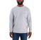 Heather Gray Carhartt 105426 Front View - Heather Gray