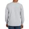 Heather Gray Carhartt 104127 Back View - Heather Gray