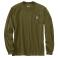 Dark Bronzed Green Heather Carhartt 107176 Front View - Dark Bronzed Green Heather
