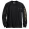Black Carhartt 107365 Front View - Black