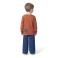 Denim Medium Wash Carhartt CG8154 Back View - Denim Medium Wash