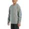 Charcoal Grey Heather Carhartt CA6585 Front View - Charcoal Grey Heather