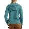 Teal Blue Heather Carhartt 102341 Back View - Teal Blue Heather