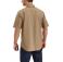 Dark Khaki Carhartt 106688 Back View - Dark Khaki