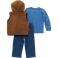 Denim Medium Wash Carhartt CG8950 Back View - Denim Medium Wash