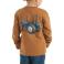 Carhartt Brown Carhartt CA6573 Back View - Carhartt Brown