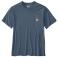 Light Faded Navy Carhartt 107522 Front View - Light Faded Navy