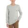 Gray Heather Carhartt CA6289 Front View - Gray Heather