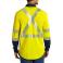 Bright Lime Carhartt 102843 Back View - Bright Lime