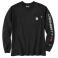 Black Carhartt 107072 Front View - Black