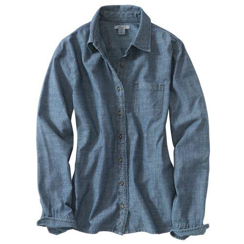 Washed Indigo Chambray Carhartt 100033 Front View