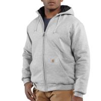Carhartt 100078 - 3-Season Quilt Lined Zip Front Hooded Sweatshirt