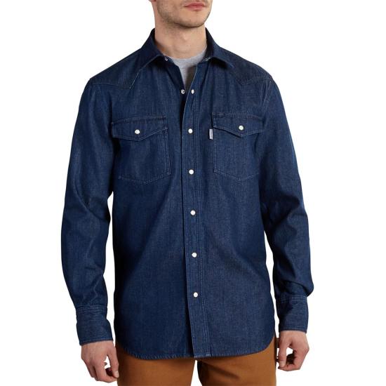 Tumbled Blue Carhartt 100083 Front View