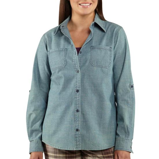 Chambray Blue Carhartt 100349 Front View