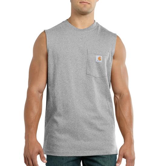 Heather Gray Carhartt 100374 Front View