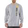 Heather Gray Carhartt 100573 Front View Heather Gray Carhartt 100573 Front View - Heather Gray
