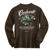 Carhartt 100578 - Long Sleeve Fish Graphic T-Shirt                  