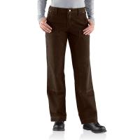 Carhartt 100681 - Women's Kane Double Front Sandstone Duck Relaxed Fit Pant