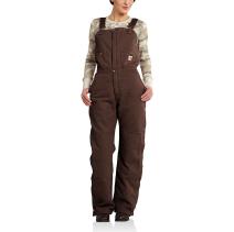 carhartt women's weathered duck unlined wildwood bib overalls