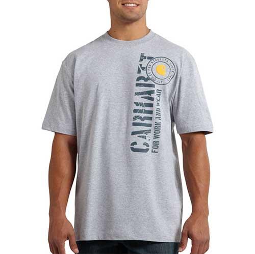 Heather Gray Carhartt 101130 Front View