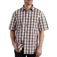 Carhartt 101156 - Essential Short Sleeve Spread Collar Plaid Shirt