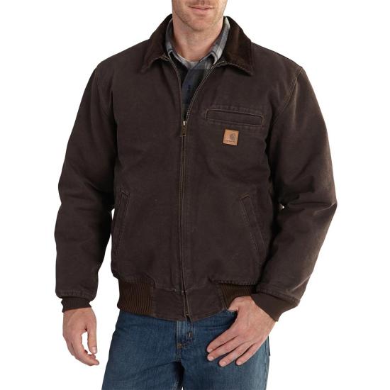 Carhartt 101228 - Bankston Sandstone Jacket - Quilt Flannel Lined