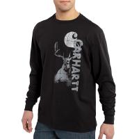 Carhartt 101238 - Maddock Long Sleeve Deer Hunter Graphic T-Shirt
