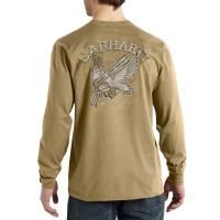 Carhartt 101240 - Maddock Long Sleeve Eagle Graphic T-Shirt