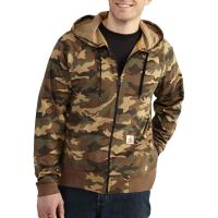 Carhartt 101547 - Force Delmont Camo Zip Front Hooded Sweatshirt