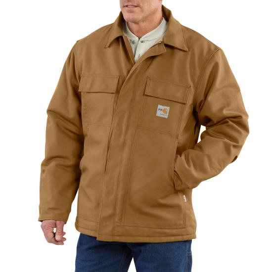 CARHARTT FR  Flame-Resistant DUCK BOMBER JACKET QUILT-LINED LARGE 