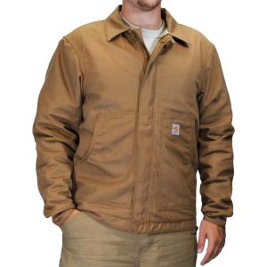 Carhartt 101624 - Flame-Resistant Dearborn Canvas Jacket - Quilt Lined ...