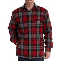 Carhartt 101752 - Hubbard Sherpa Lined Plaid Long Sleeve Shirt Jac