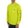 Bright Lime Carhartt 102181 Front View Thumbnail