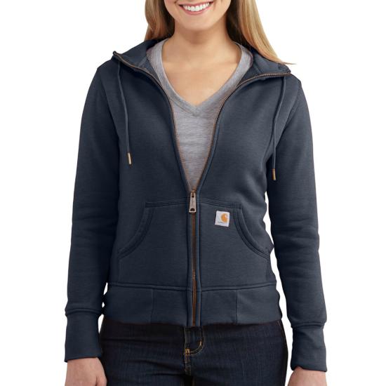 Carhartt WJ012 - Women's Thermal Lined Zip-Front Hooded Sweatshirt ...