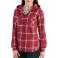 Dark Red Heather Carhartt 102261 Front View - Dark Red Heather