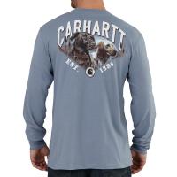 Carhartt 102271 - Maddock Graphic Carhartt's Best Friend Long Sleeve T-Shirt