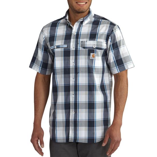 Carhartt 102419 - Force® Ridgefield Short Sleeve Plaid Shirt | Dungarees