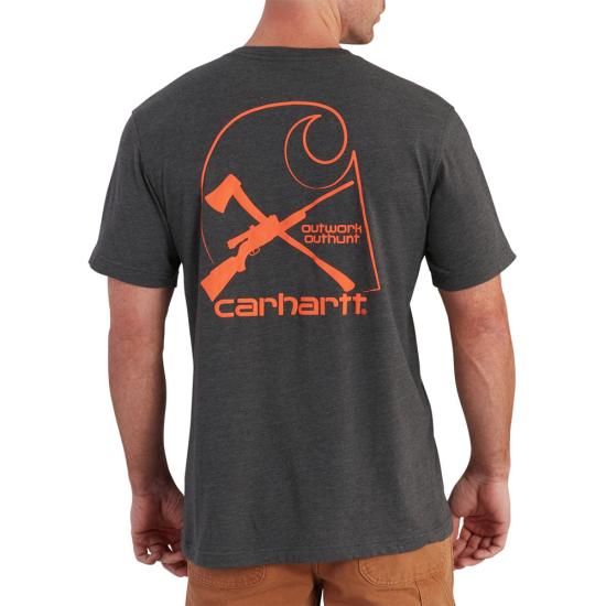 Carbon Heather Carhartt 102557 Front View