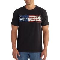 Carhartt 102561 - Lubbock Short Sleeve Distressed Flag Graphic T-Shirt