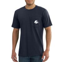 Carhartt 102604 - Maddock Short Sleeve Block Lettering Pocket T-Shirt