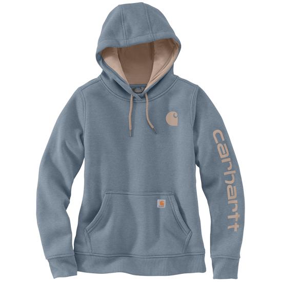 Light Faded Navy Heather/Light Taupe Hea Carhartt 102791 Front View
