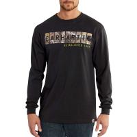 Carhartt 102858 - Workwear Graphic Camo Block Logo Long Sleeve T-Shirt